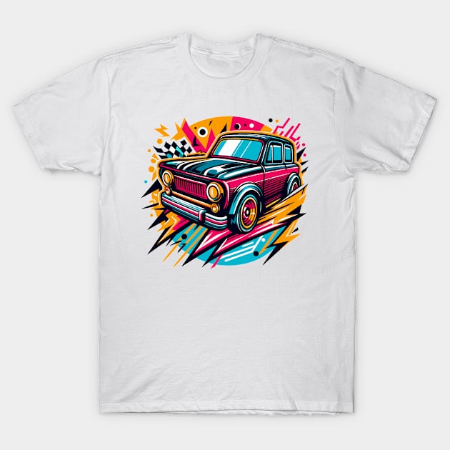 Cartoon Car T-Shirt by Vehicles-Art